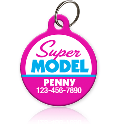 Super Model Pet ID Tag