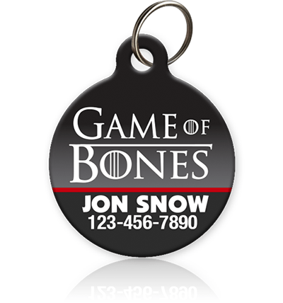 Game of Bones Pet ID Tag - Aw Paws