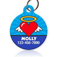 Angel Heart Pet ID Tags