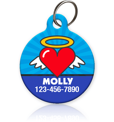 Angel Heart Pet ID Tags