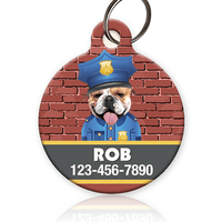 Cop Pet ID Tag - Aw Paws