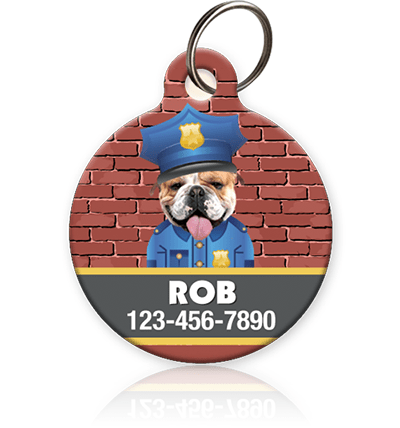 Cop Pet ID Tag - Aw Paws
