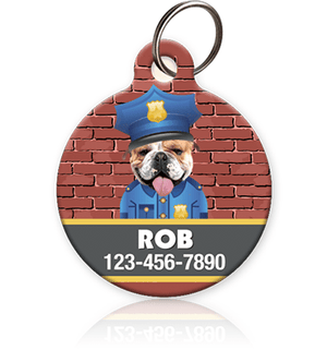 Cop Pet ID Tag - Aw Paws