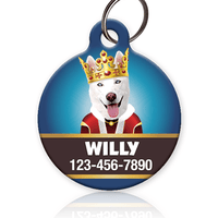 King Pet ID Tag - Aw Paws