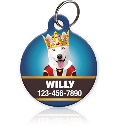 King Pet ID Tag - Aw Paws