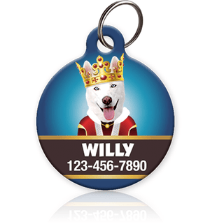 King Pet ID Tag - Aw Paws