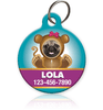 Girl Monkey Pet ID Tag - Aw Paws