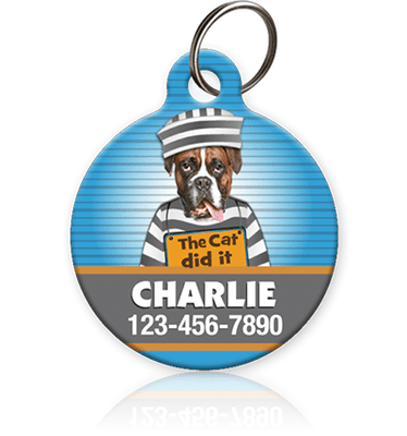 Mugshot Pet ID Tag - Aw Paws