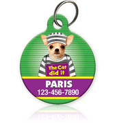 Mugshot Version 2 Pet ID Tag - Aw Paws