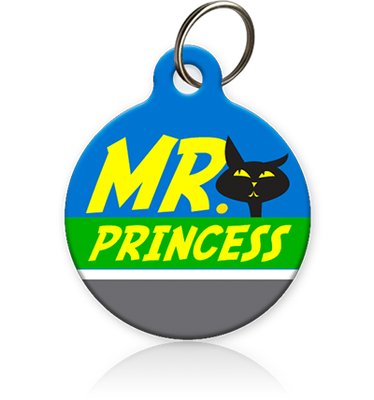 Mr Princess Cat ID Tag