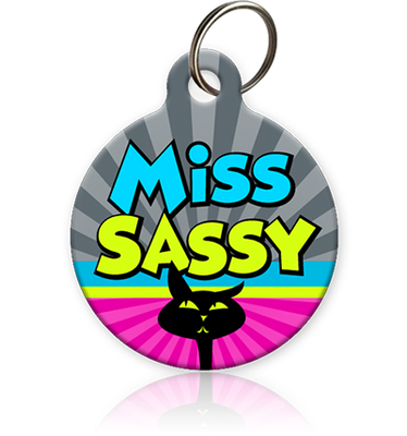 Miss Sassy Cat ID Tag