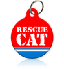 Rescue Cat Cat ID Tag