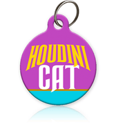 Houdini Cat Cat ID Tag - Aw Paws