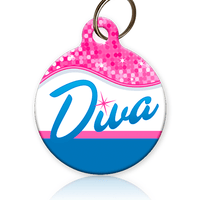Diva Cat ID Tag - Aw Paws