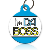 I'm Da Boss Cat ID Tag