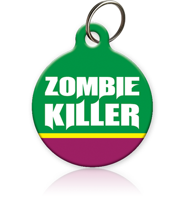 Zombie Killer Cat ID Tag
