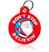 Don't Stop Believing Pet ID Tag - Aw Paws