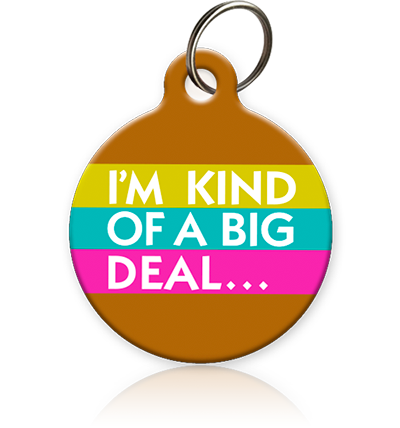 Kind of a Big Deal Cat ID Tag