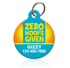 Zero Woofs Given | Pet ID Tag - Aw Paws