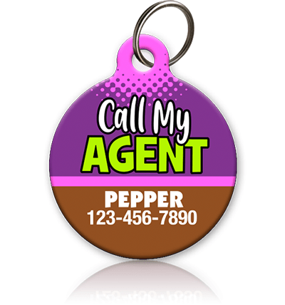Call My Agent Pet ID Tag