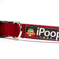 IPOOP RAINBOWS DOG COLLAR