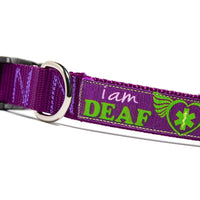 I Am Deaf Dog Collar