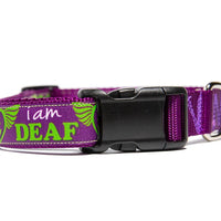 I Am Deaf Dog Collar