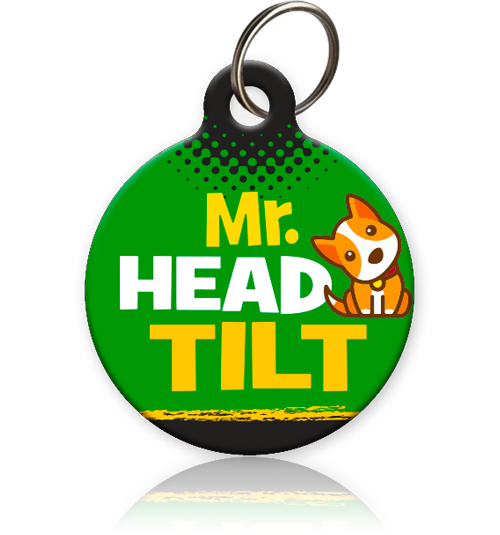 Mr Head Tilt Pet ID Tag