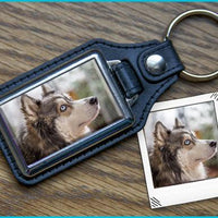 Photo Keychain Leather - Aw Paws